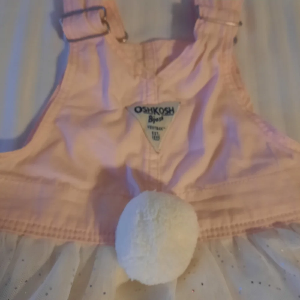 Oshkosh B'gosh Bunny Glitter Jumper Dress Size 18M